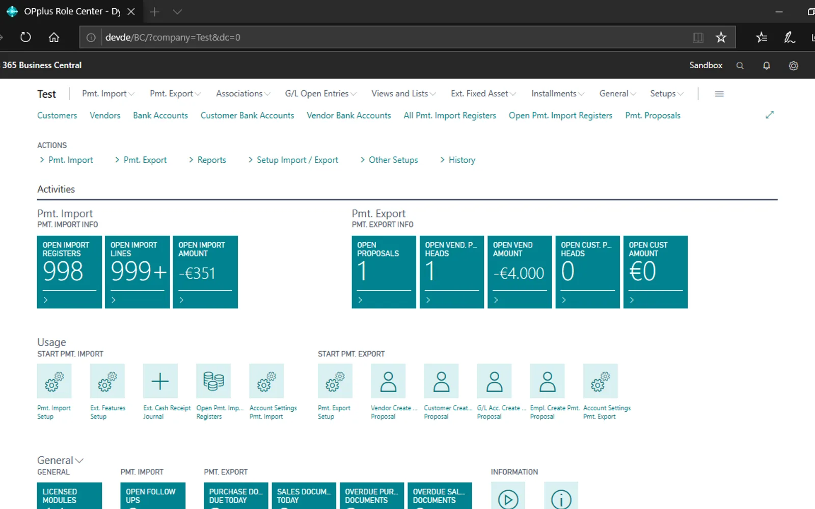 Continia OPplus — screenshot from the Microsoft Marketplace listing