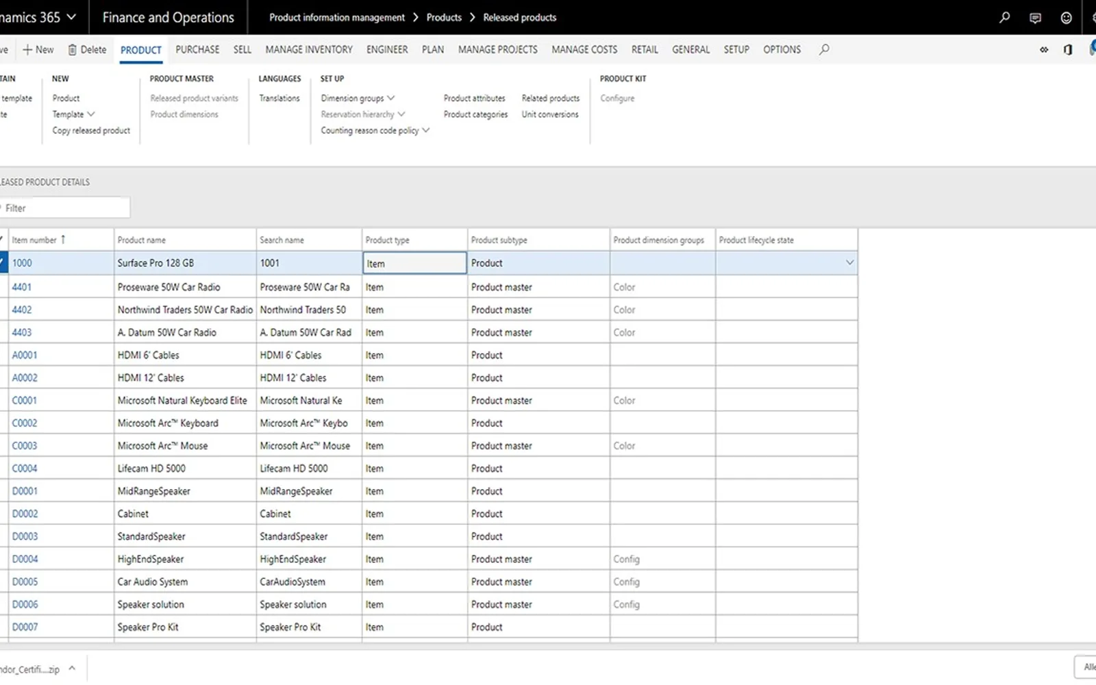 Copy Released Product — screenshot from the Microsoft Marketplace listing