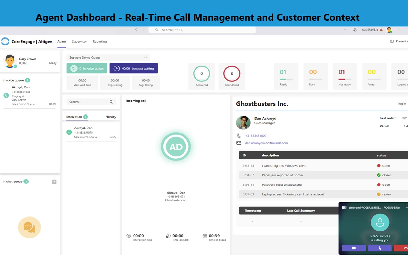 CoreEngage | Altigen — screenshot from the Microsoft Marketplace listing