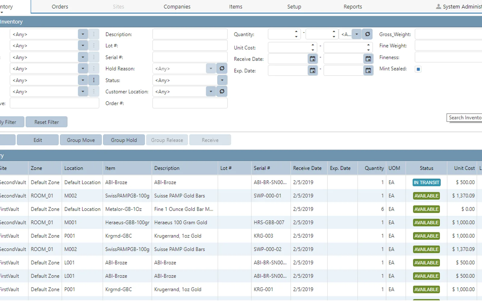 CoreIMS — screenshot from the Microsoft Marketplace listing