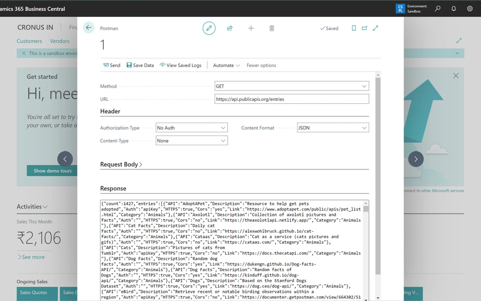 CorpPostman — screenshot from the Microsoft Marketplace listing
