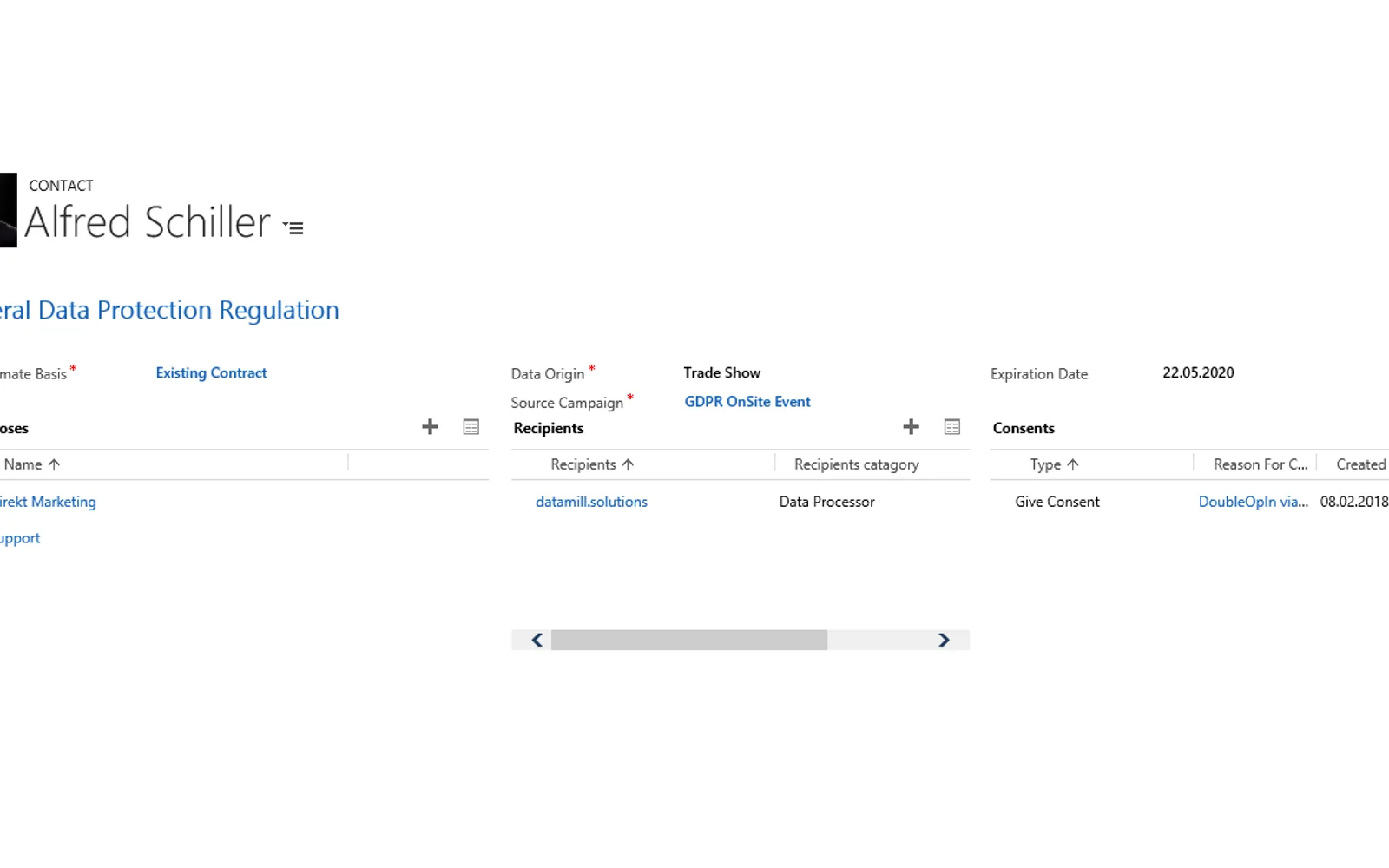 COSMO GDPR Package — screenshot from the Microsoft Marketplace listing