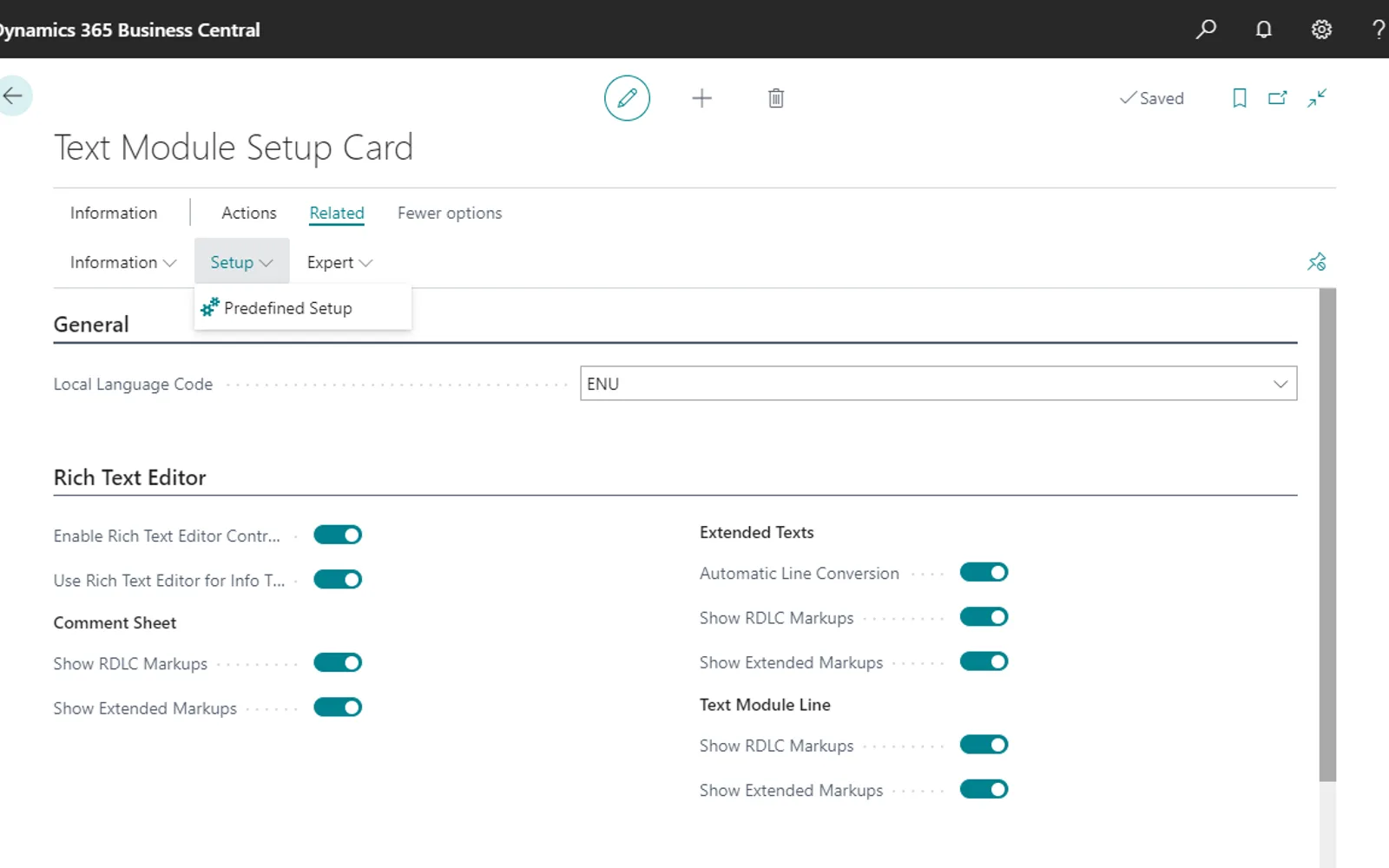 COSMO Text Module — screenshot from the Microsoft Marketplace listing
