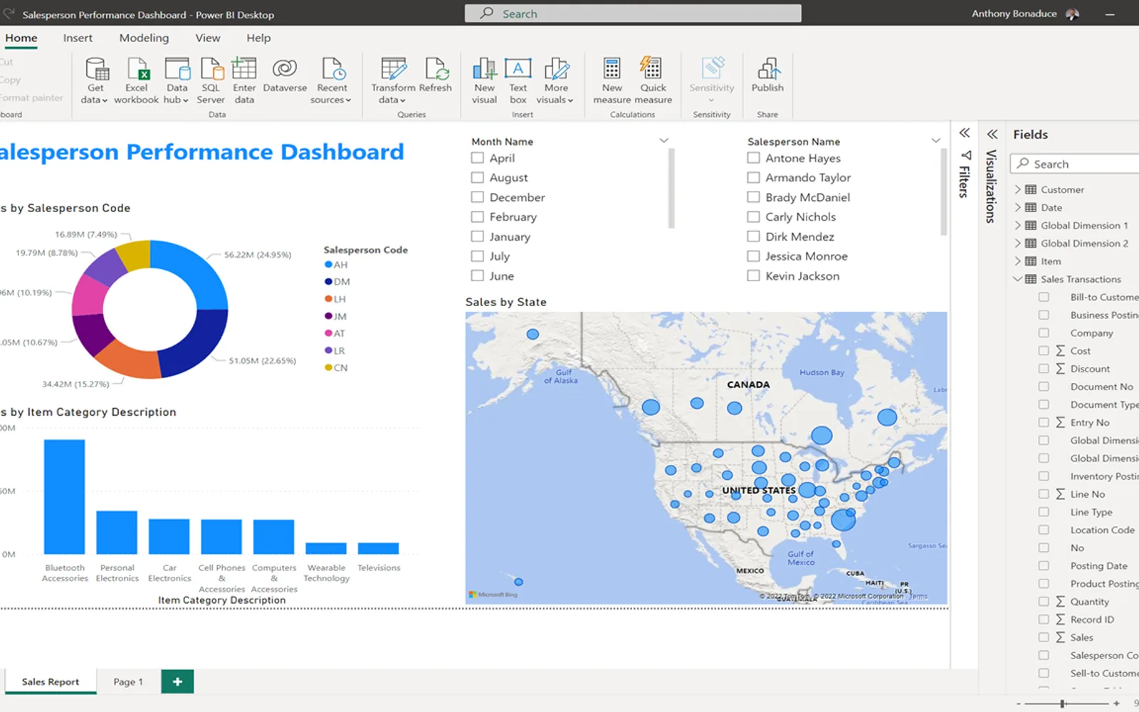 Cosmos Reporting & Analytics — screenshot from the Microsoft Marketplace listing