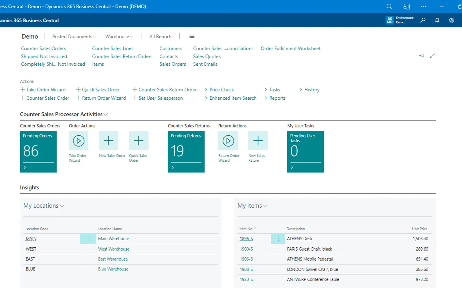 Counter Sales — screenshot from the Microsoft Marketplace listing