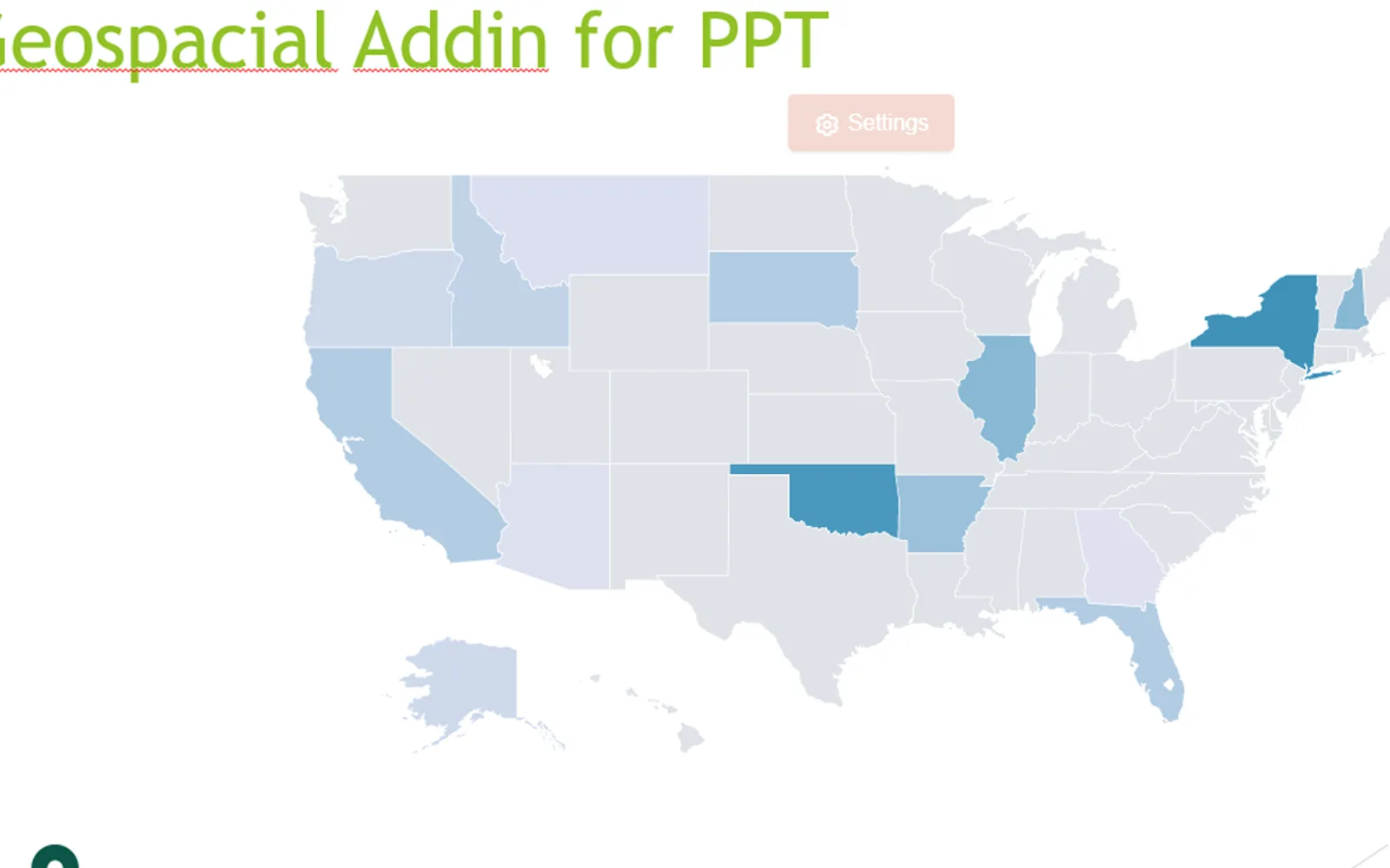 Country Map — screenshot from the Microsoft Marketplace listing