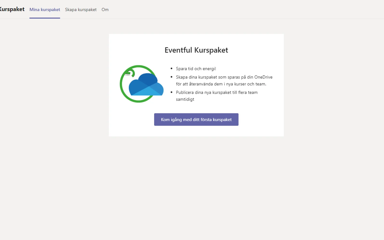 Coursepack — screenshot from the Microsoft Marketplace listing