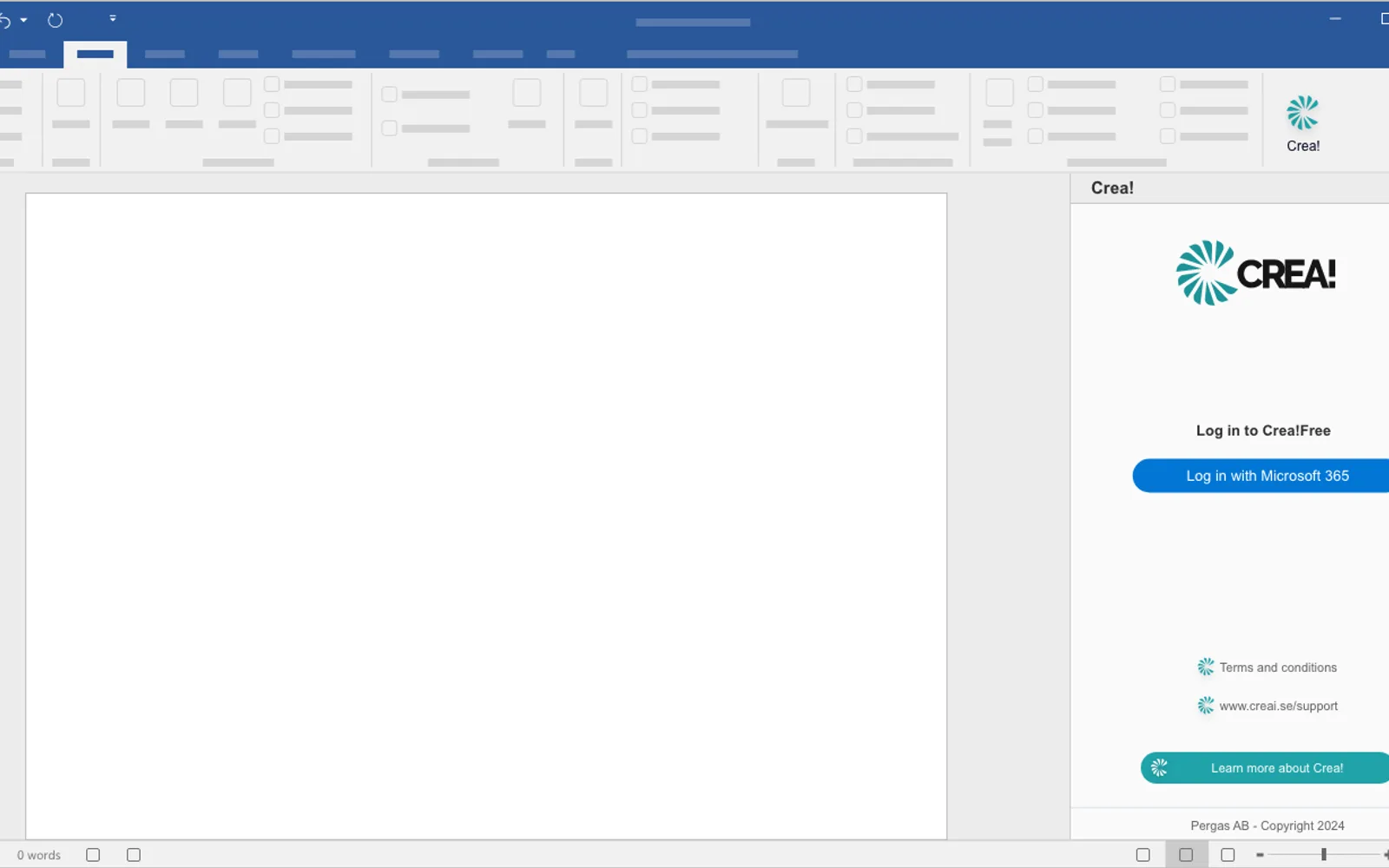 Crea! Beta — screenshot from the Microsoft Marketplace listing