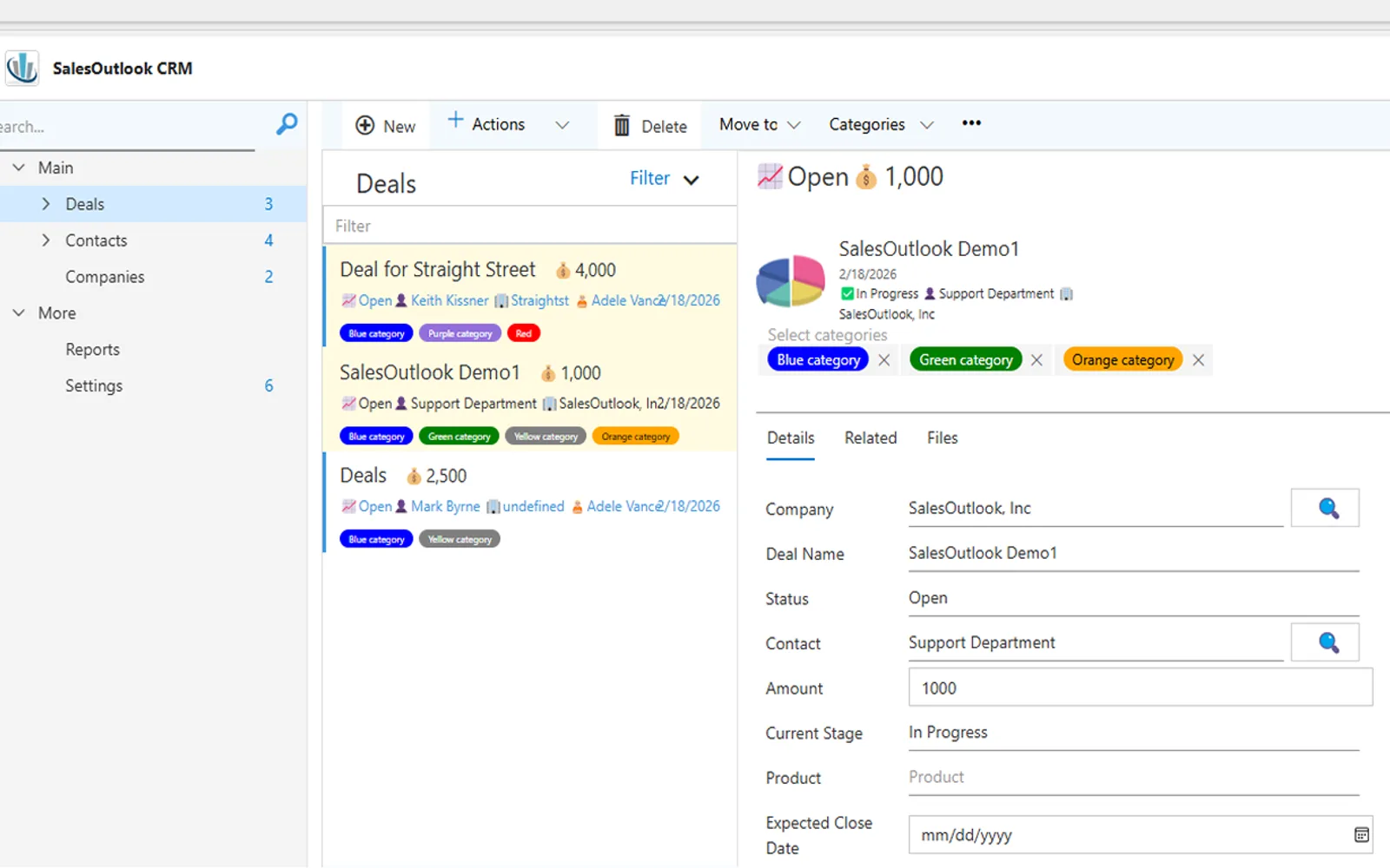 CRM Software — screenshot from the Microsoft Marketplace listing