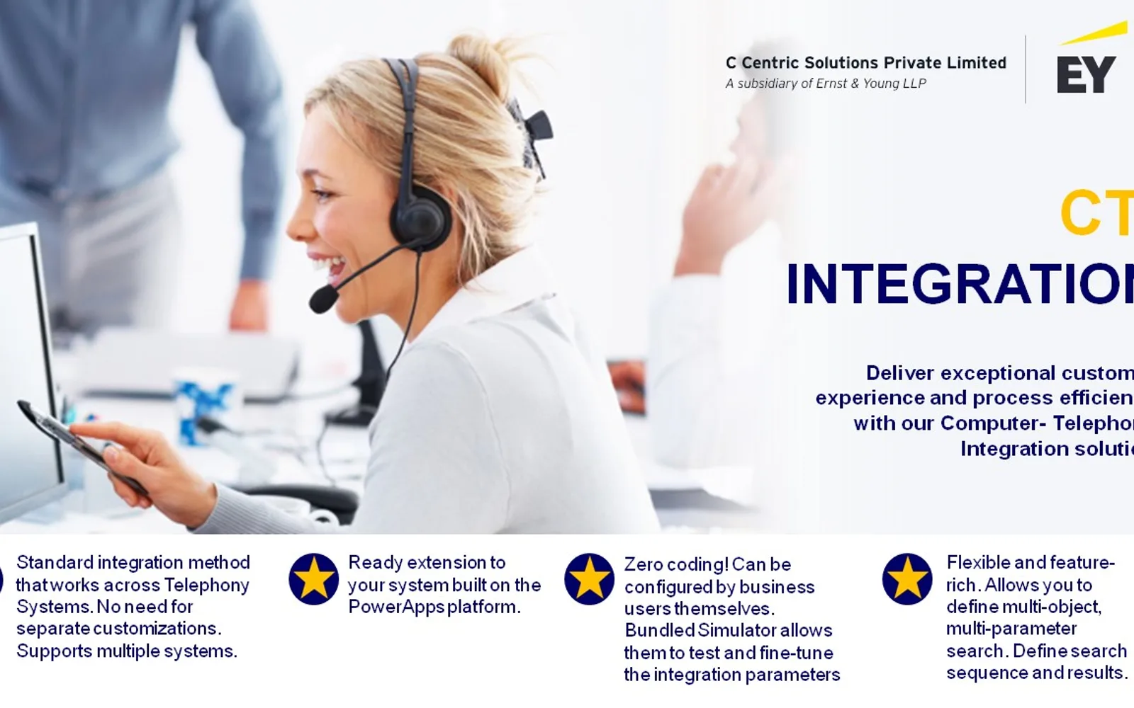 CRM Telephony Integration — screenshot from the Microsoft Marketplace listing
