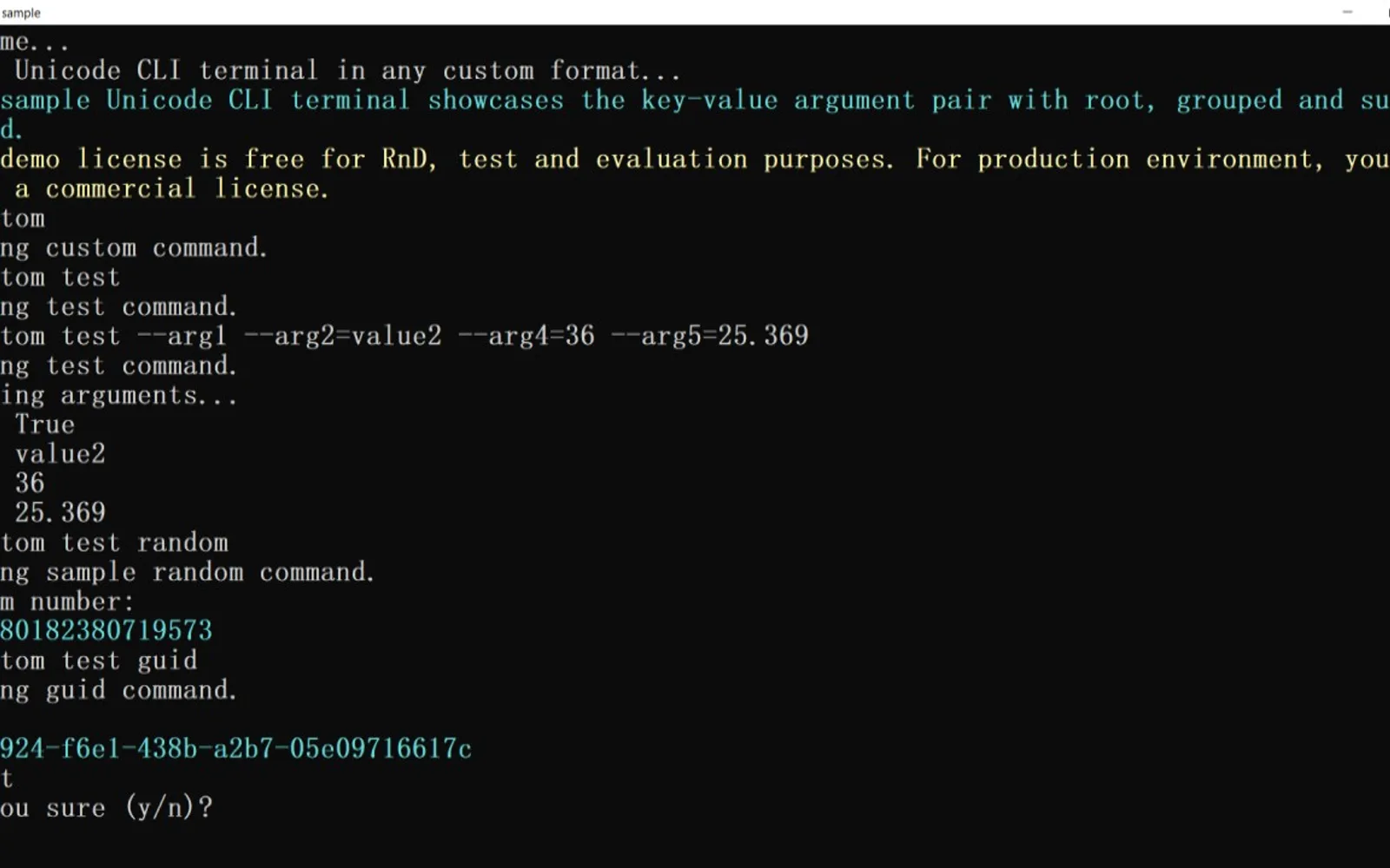 Cross-Platform Terminal Framework — screenshot from the Microsoft Marketplace listing
