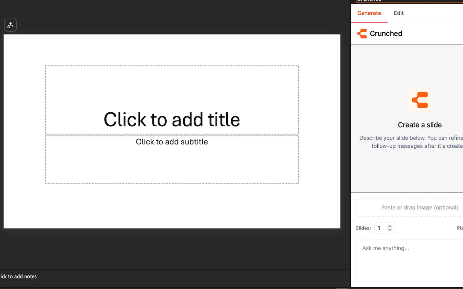 Crunched for PowerPoint — screenshot from the Microsoft Marketplace listing