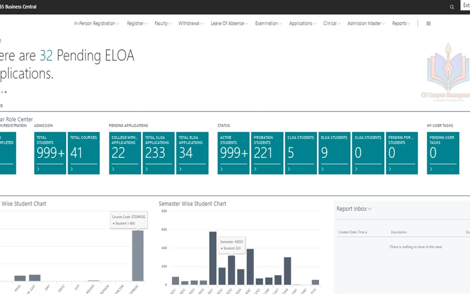 CS Campus Management — screenshot from the Microsoft Marketplace listing