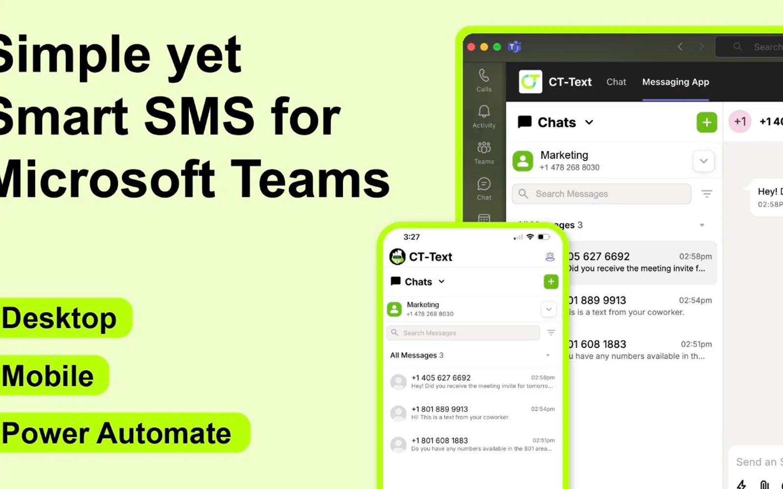 CT-Text — screenshot from the Microsoft Marketplace listing