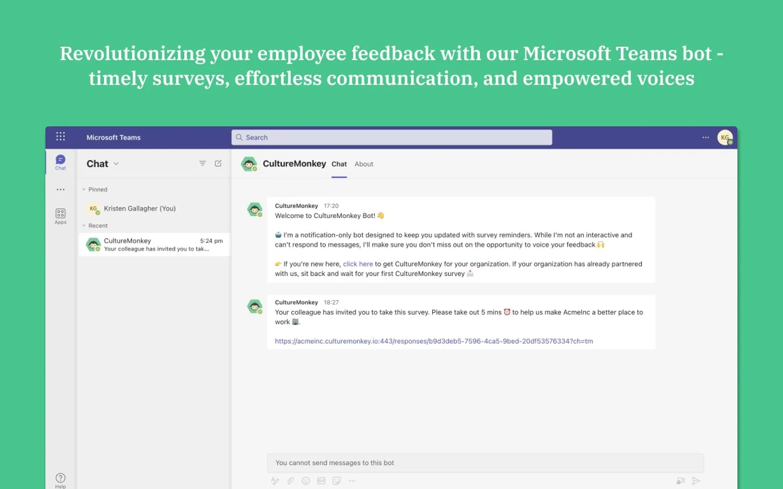 CultureMonkey — screenshot from the Microsoft Marketplace listing