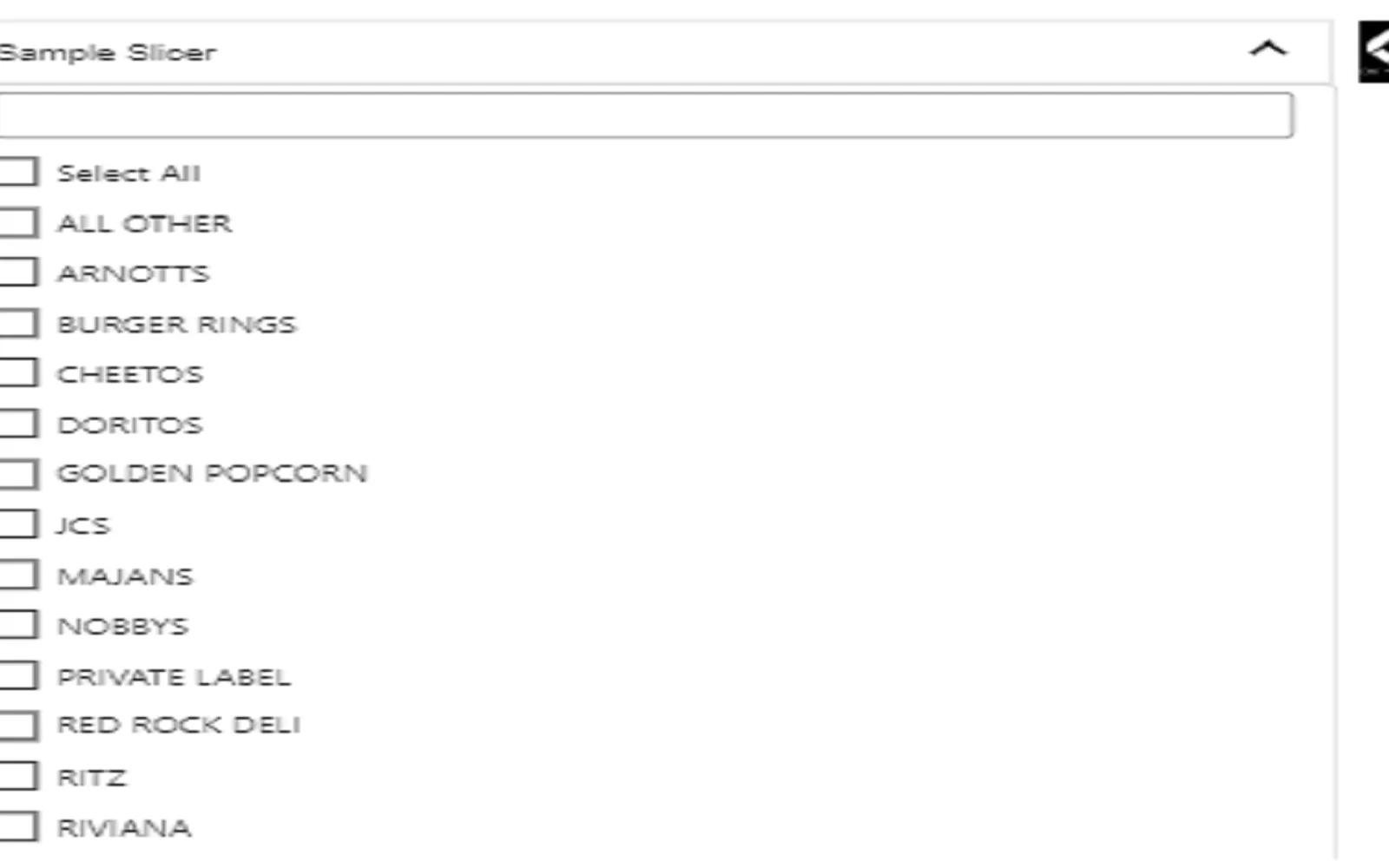 Custom Slicer — screenshot from the Microsoft Marketplace listing