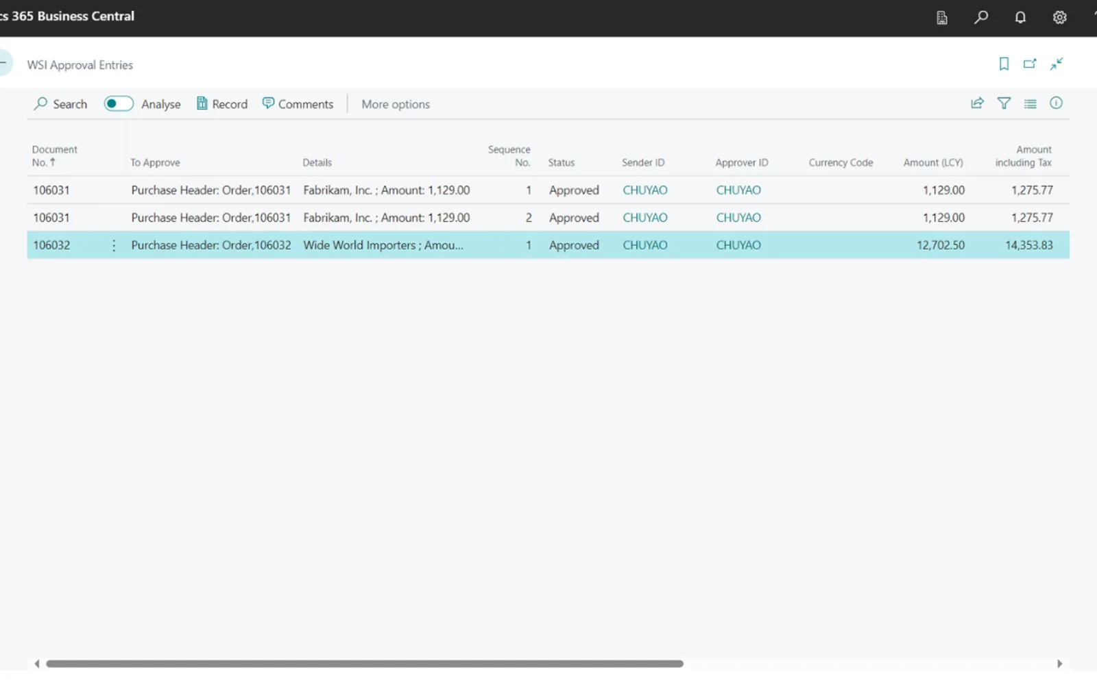 Custom Workflow Approvals — screenshot from the Microsoft Marketplace listing