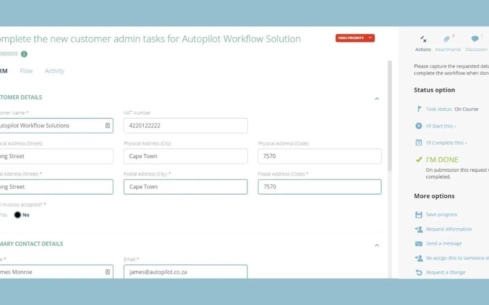 Customer Onboarding — screenshot from the Microsoft Marketplace listing