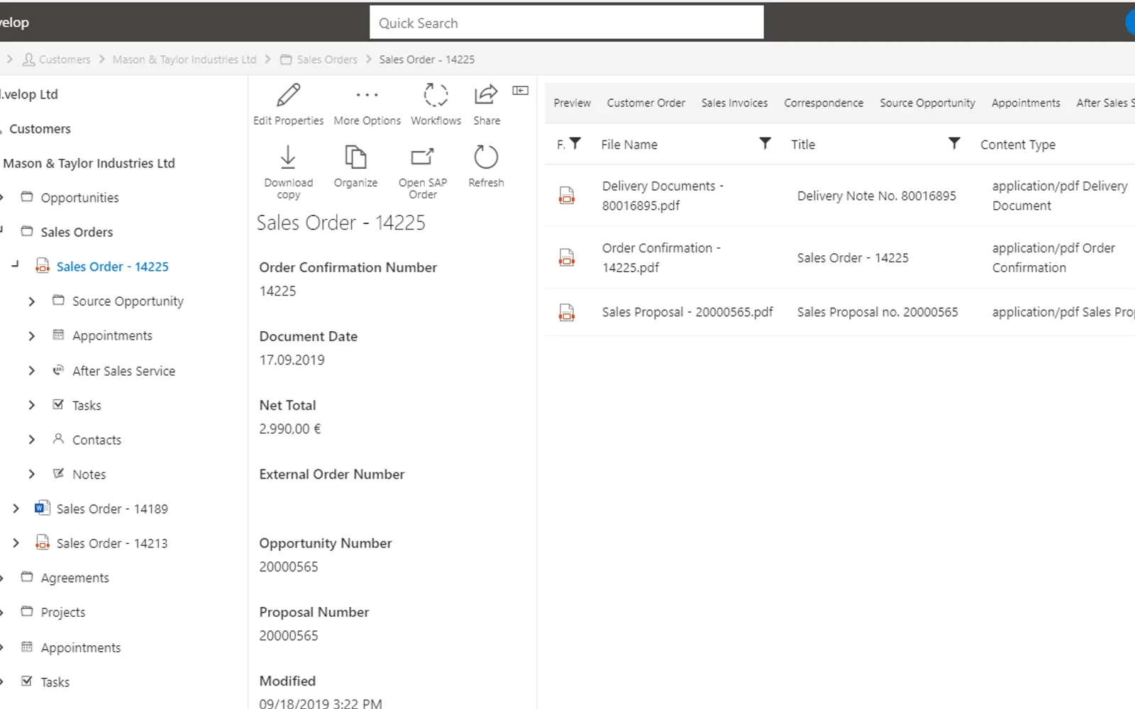 d.velop documents for Microsoft 365 — screenshot from the Microsoft Marketplace listing