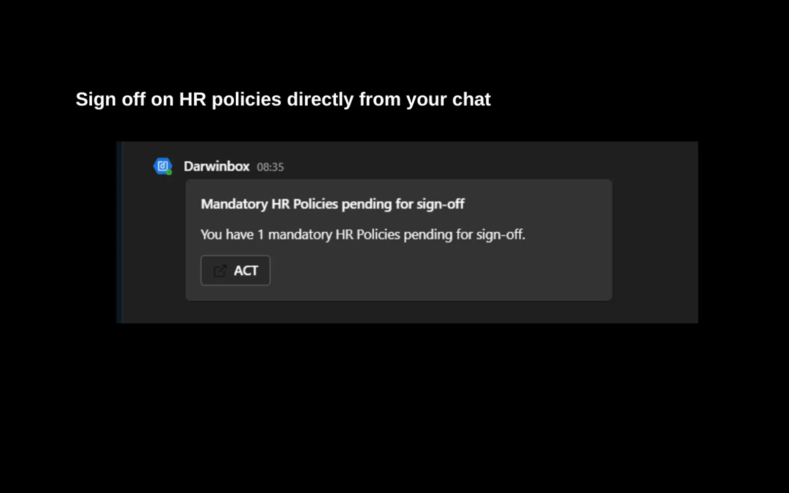 Darwinbox (Legacy) — screenshot from the Microsoft Marketplace listing