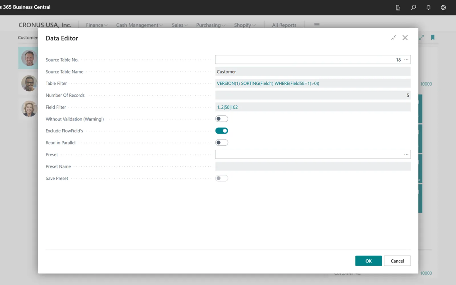 Data Editor Tool — screenshot from the Microsoft Marketplace listing