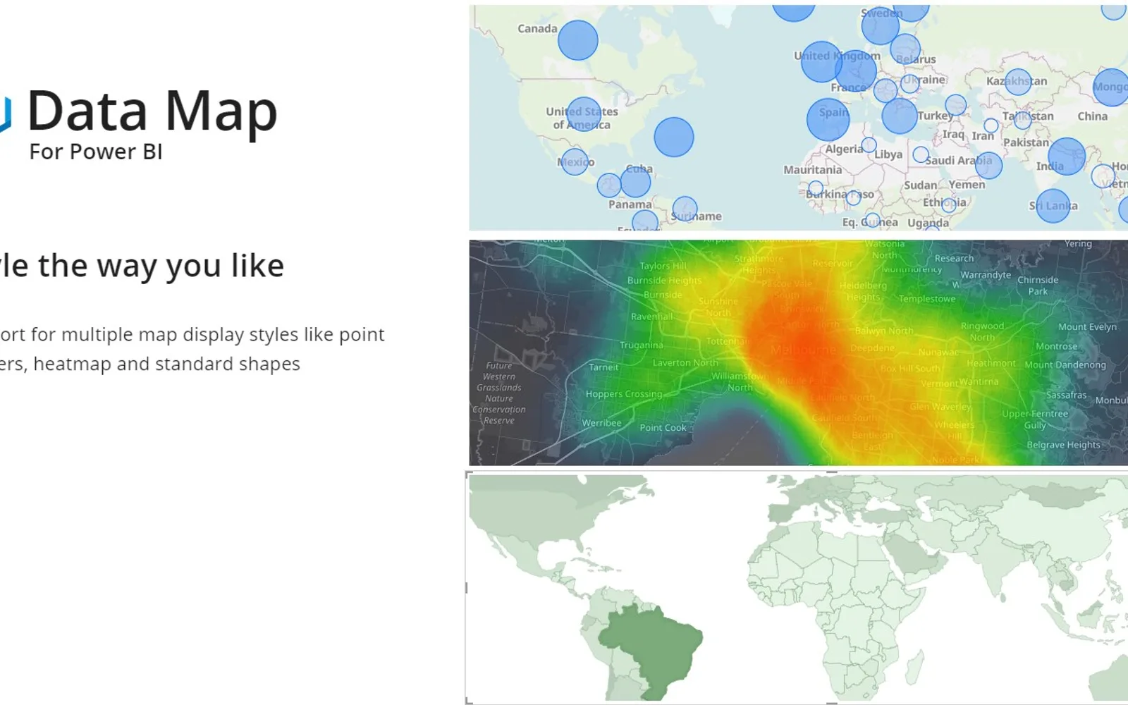 Data Map — screenshot from the Microsoft Marketplace listing