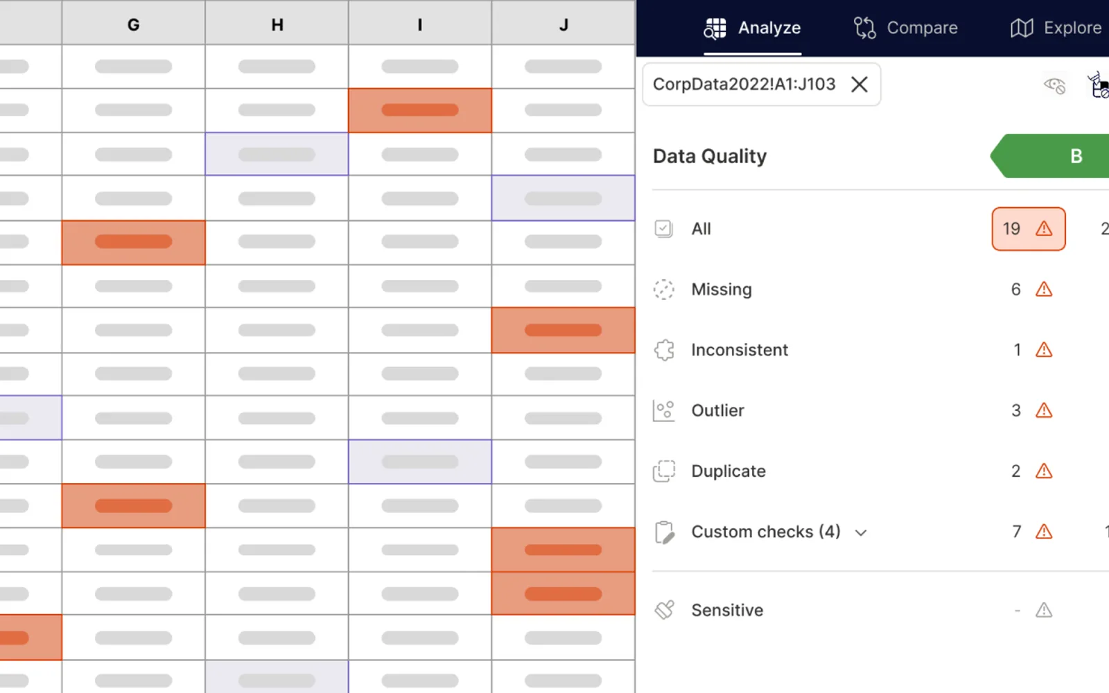 Data Quality Assistant — screenshot from the Microsoft Marketplace listing