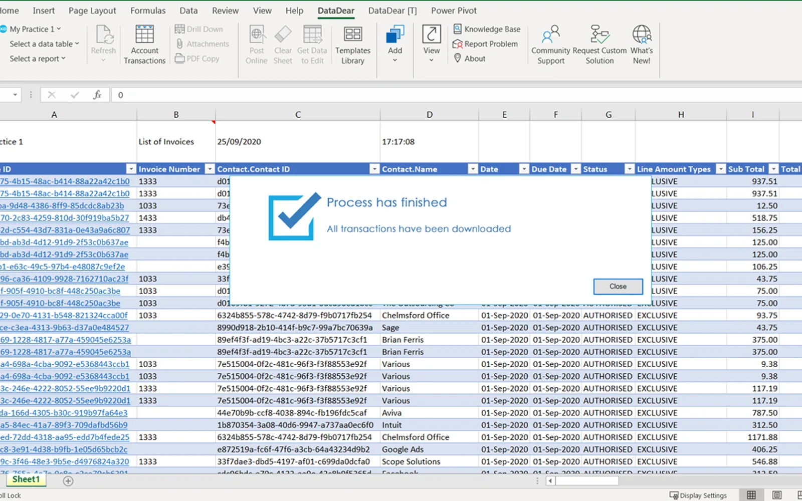 DataDear — screenshot from the Microsoft Marketplace listing