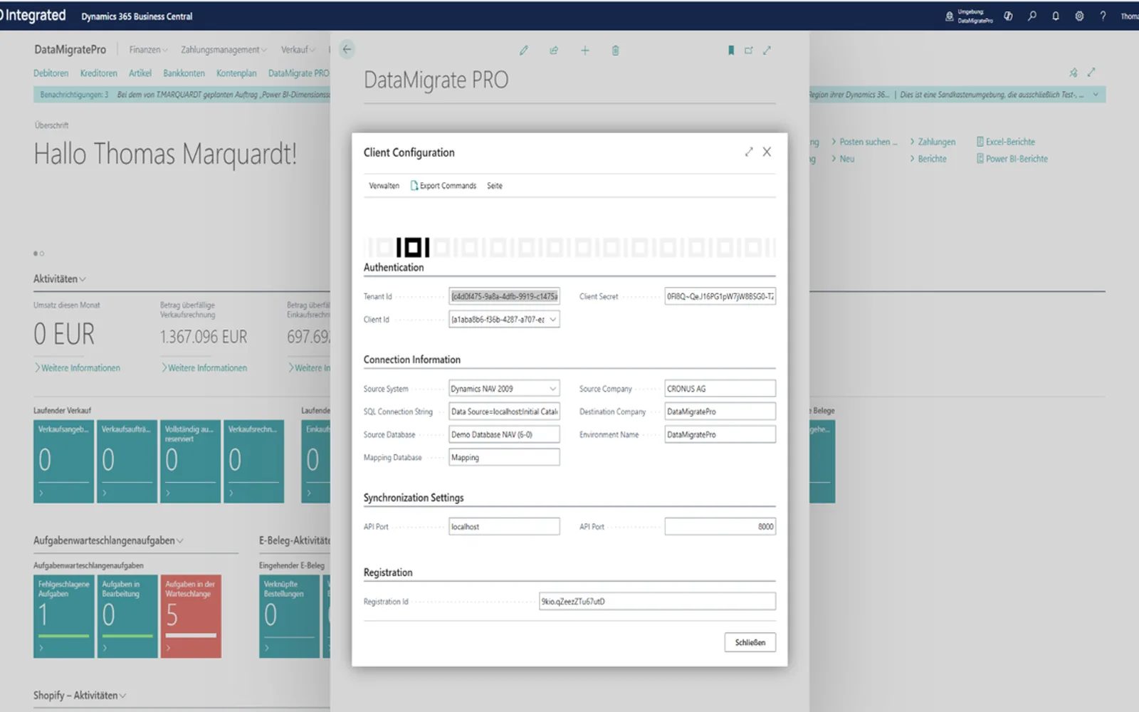 DataMigrate Pro — screenshot from the Microsoft Marketplace listing