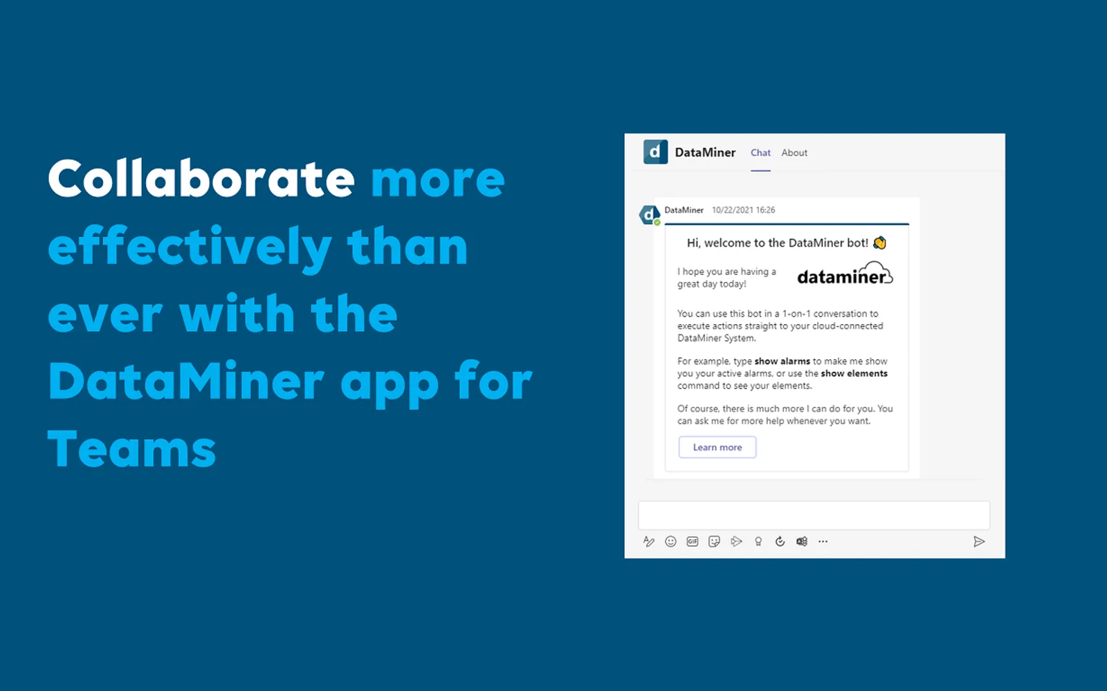 DataMiner — screenshot from the Microsoft Marketplace listing