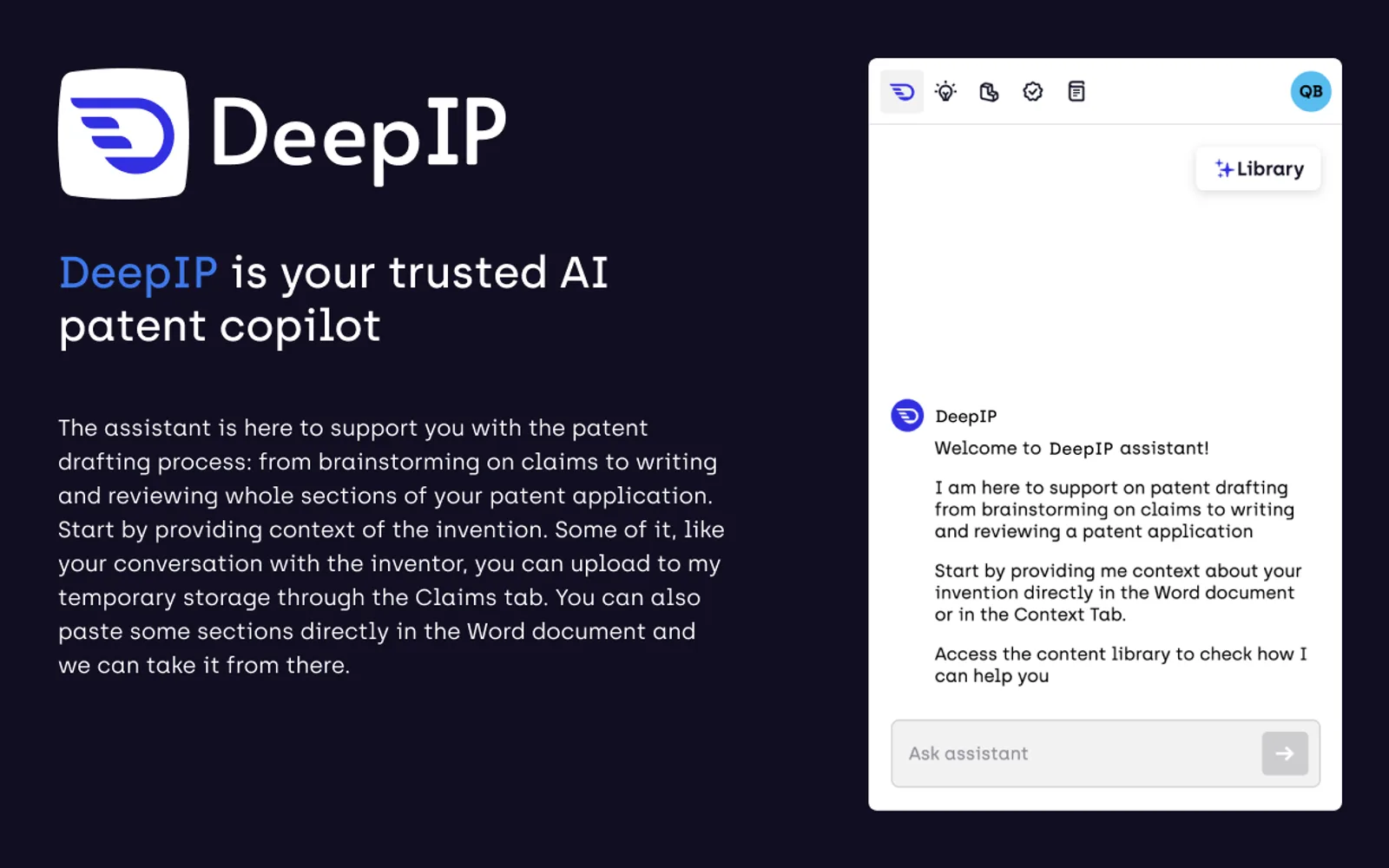 DeepIP — screenshot from the Microsoft Marketplace listing