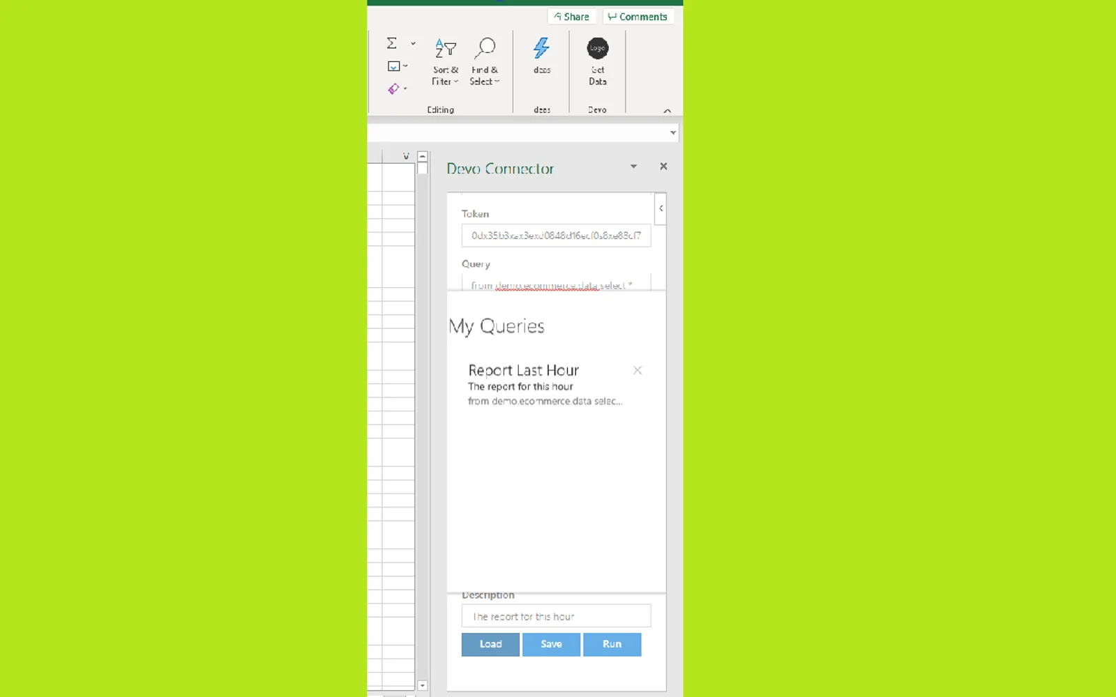 Devo Connector — screenshot from the Microsoft Marketplace listing
