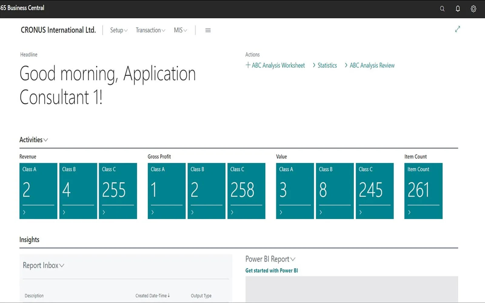 Dhyey ABC Analysis — screenshot from the Microsoft Marketplace listing