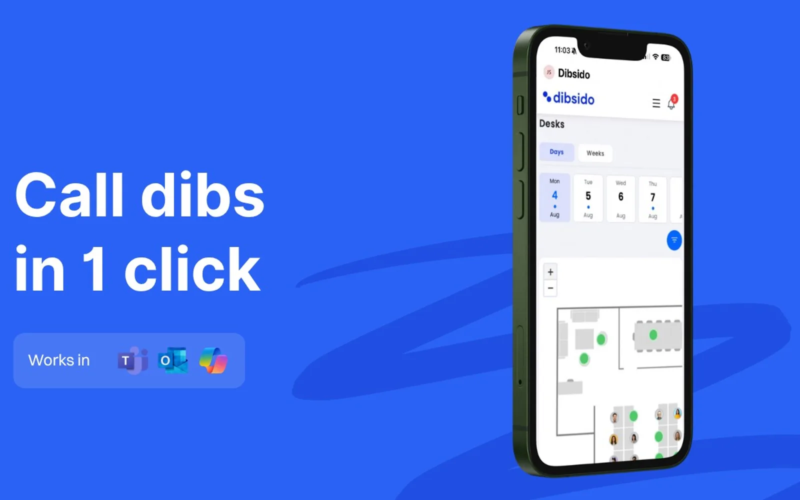Dibsido — screenshot from the Microsoft Marketplace listing