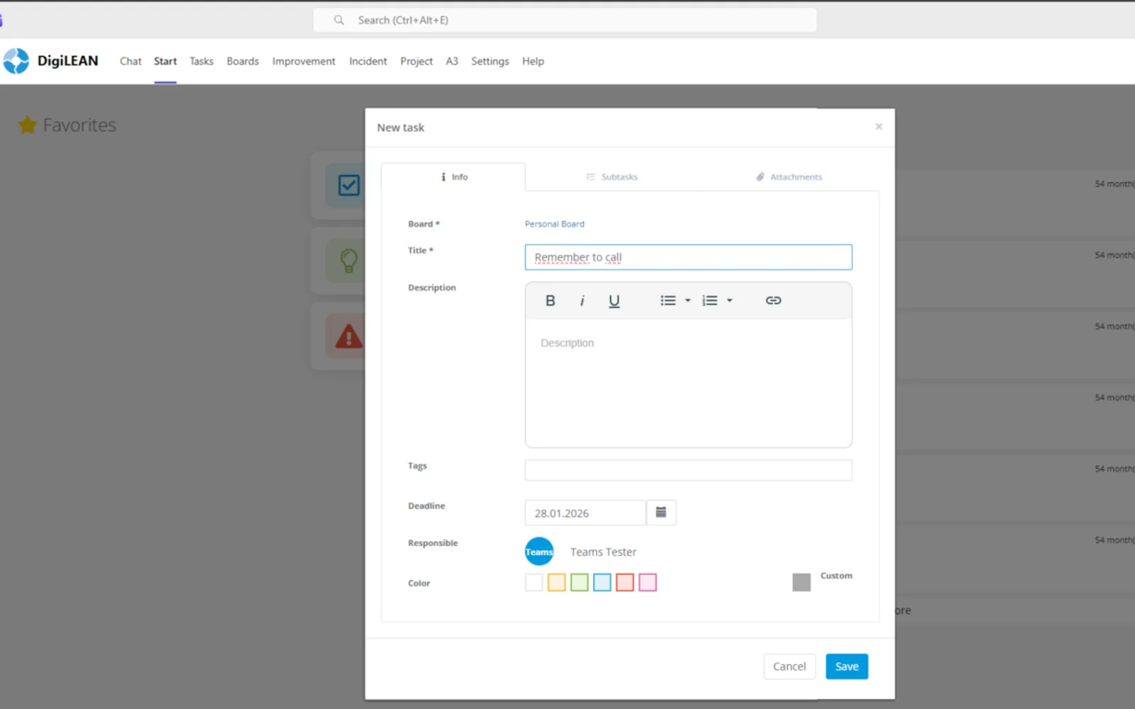 DigiLEAN — screenshot from the Microsoft Marketplace listing