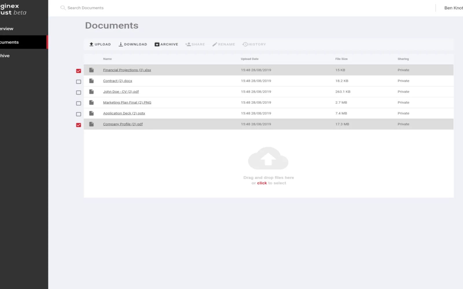 Diginex Trust Beta — screenshot from the Microsoft Marketplace listing