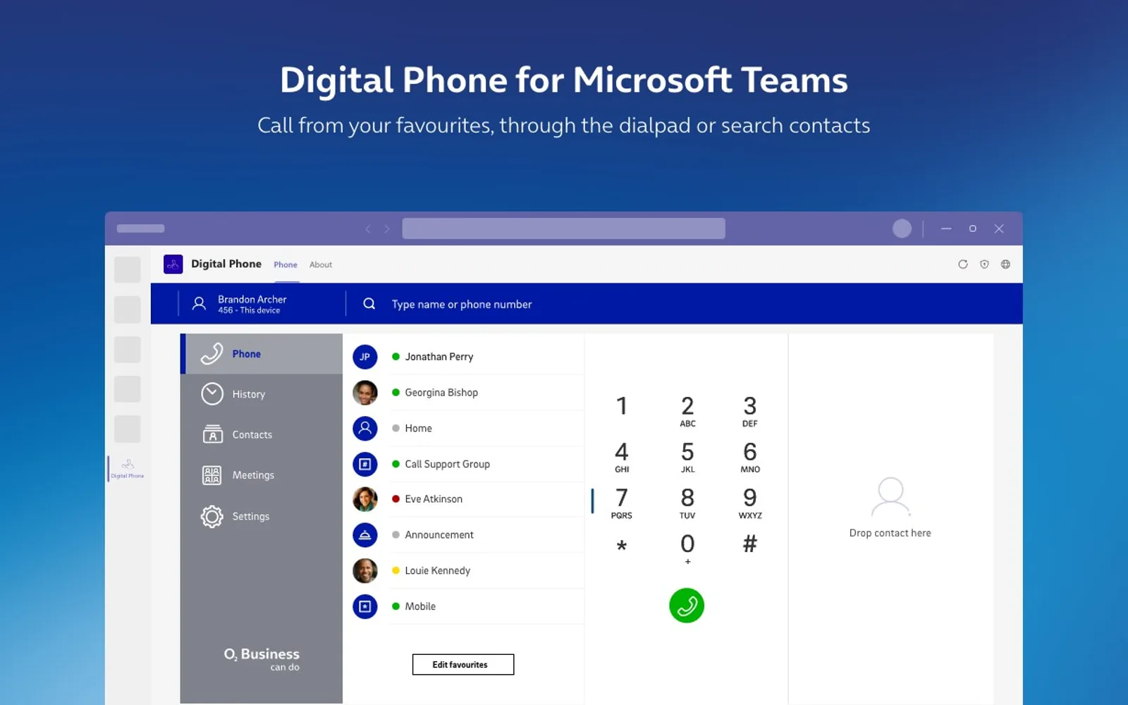 Digital Phone — screenshot from the Microsoft Marketplace listing