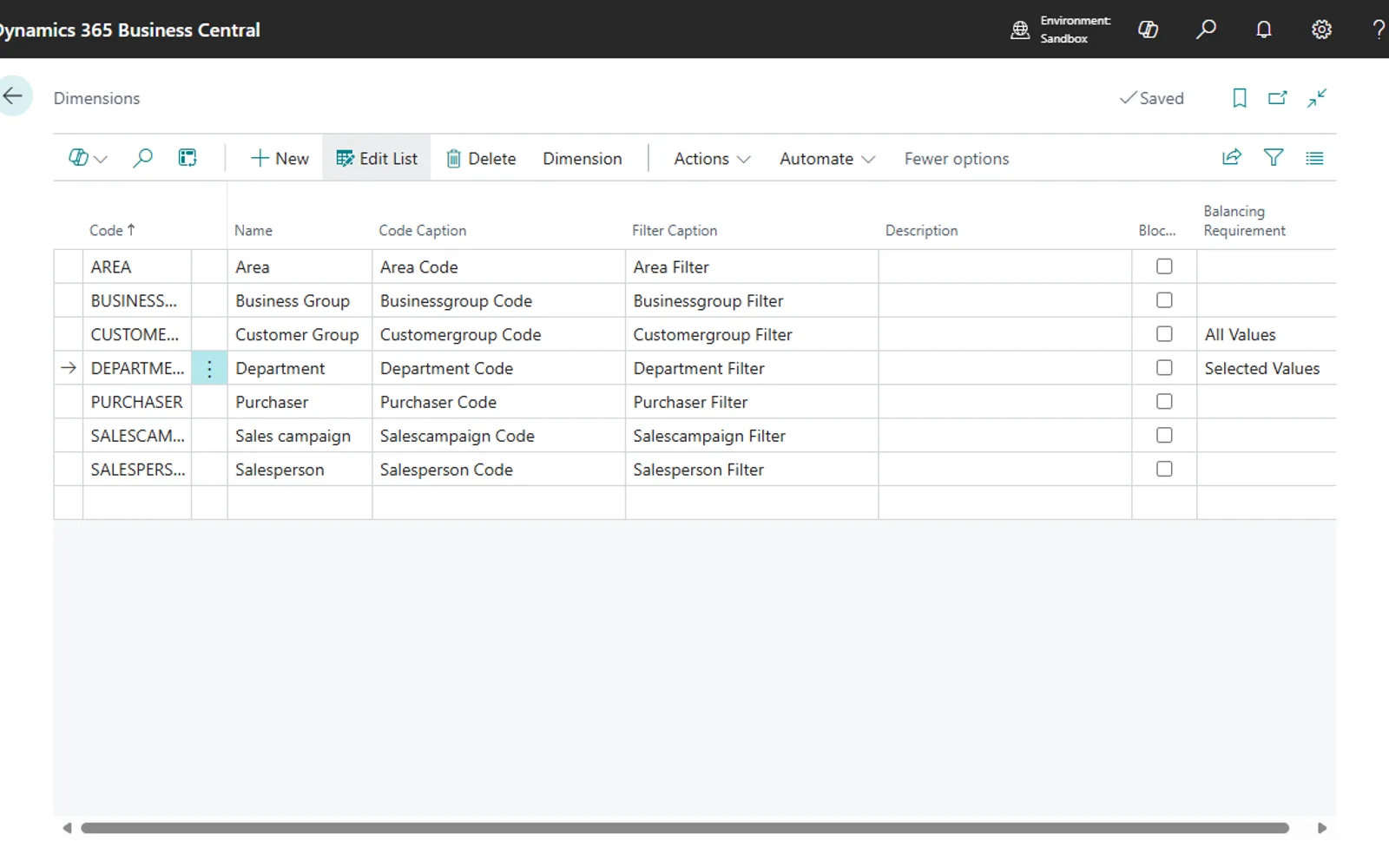 Dimension Balancing — screenshot from the Microsoft Marketplace listing