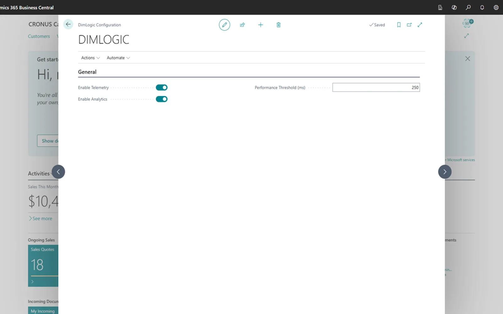 DimLogic - Dimensional Rule Engine — screenshot from the Microsoft Marketplace listing
