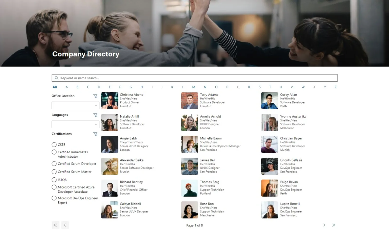 Directory Plus — screenshot from the Microsoft Marketplace listing