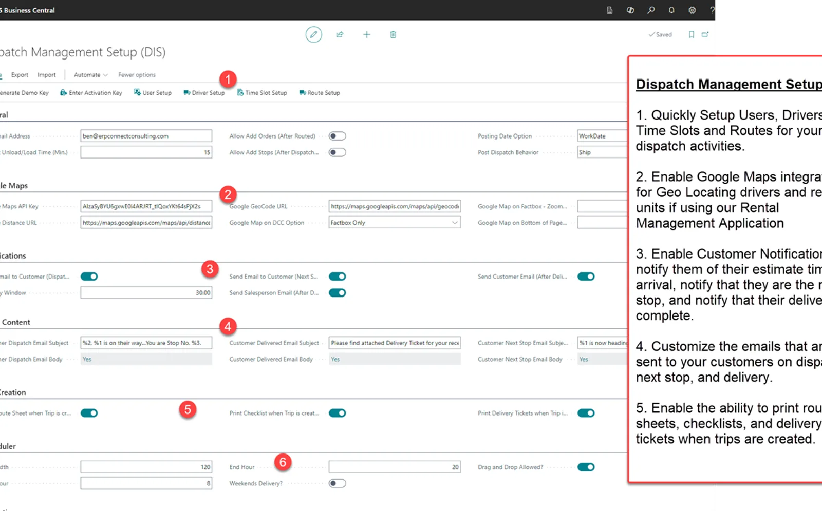 Dispatch Management — screenshot from the Microsoft Marketplace listing