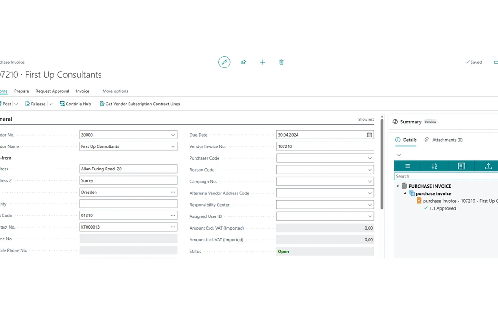 DMS Connector for Document Capture with M-Files — screenshot from the Microsoft Marketplace listing