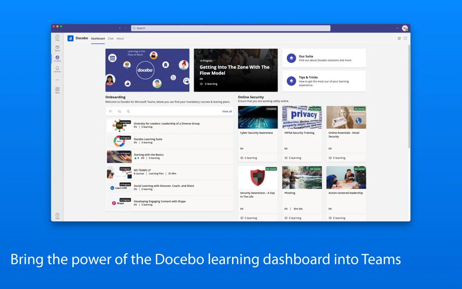 Docebo — screenshot from the Microsoft Marketplace listing