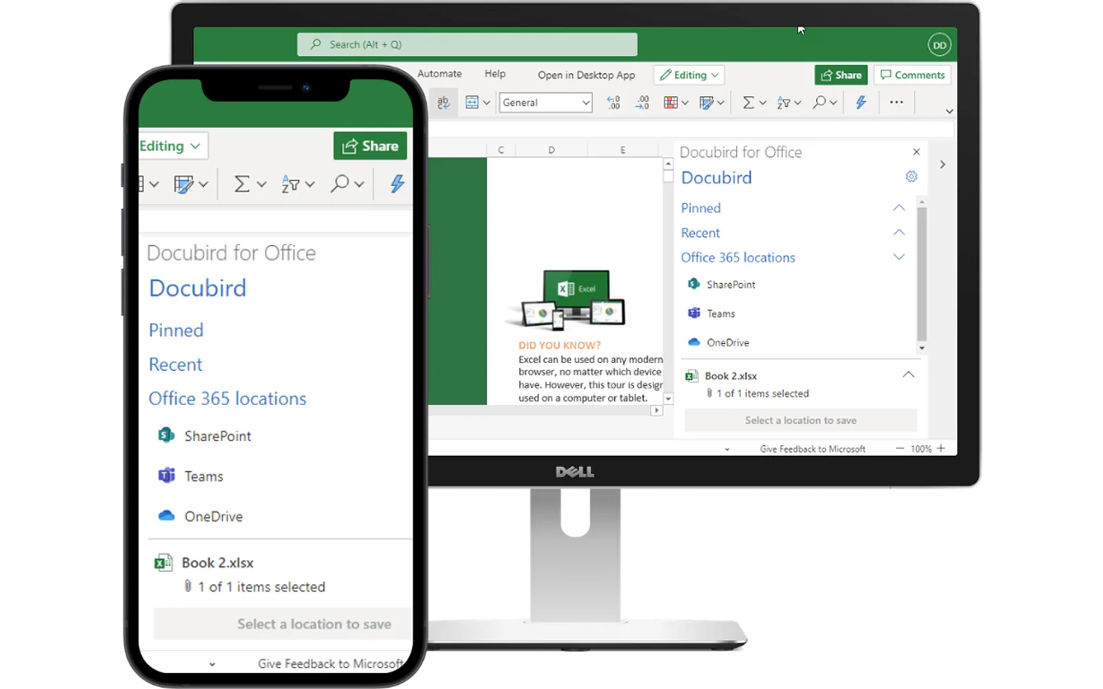 Docubird for Office — screenshot from the Microsoft Marketplace listing