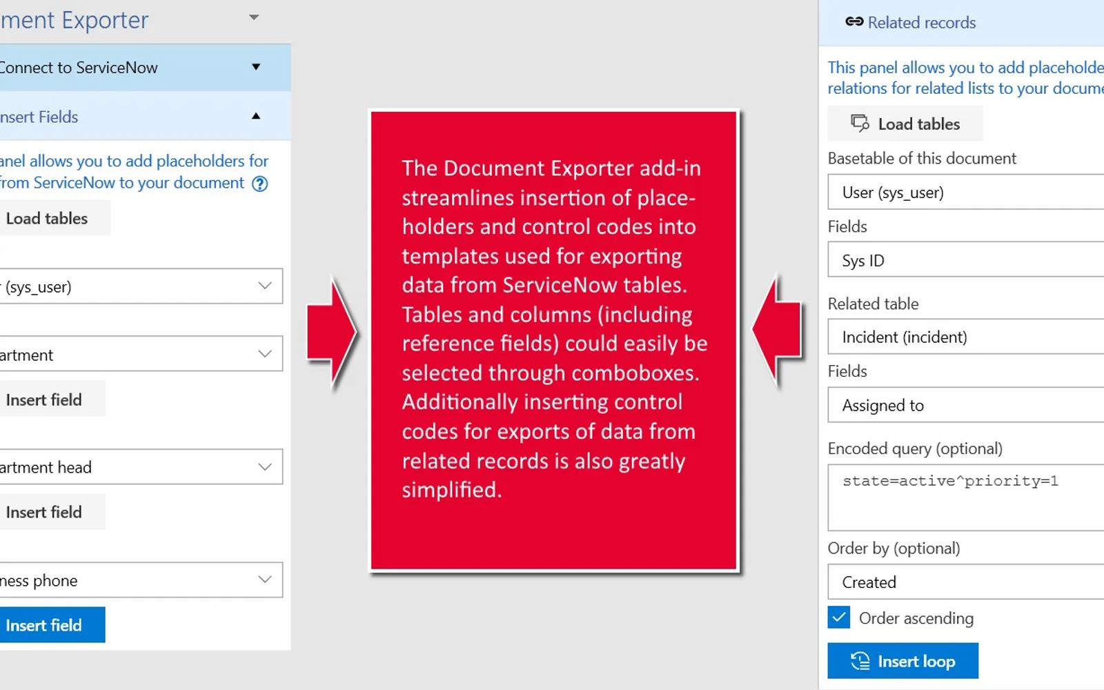 Document Exporter Companion — screenshot from the Microsoft Marketplace listing