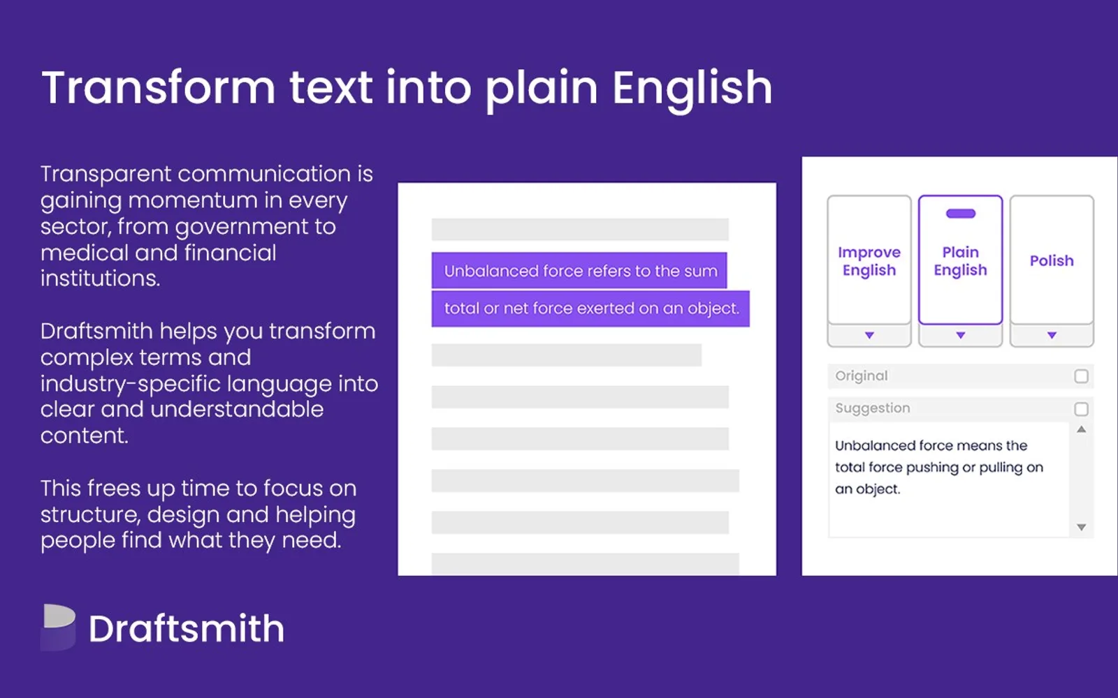 Draftsmith — screenshot from the Microsoft Marketplace listing