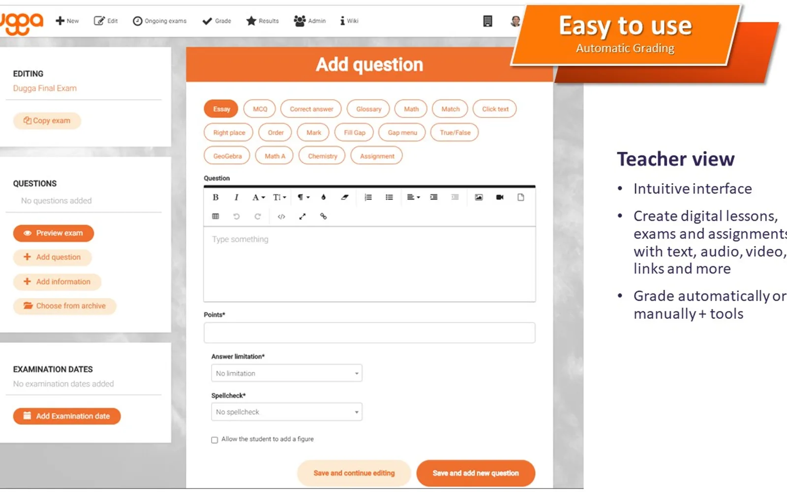 Dugga — screenshot from the Microsoft Marketplace listing