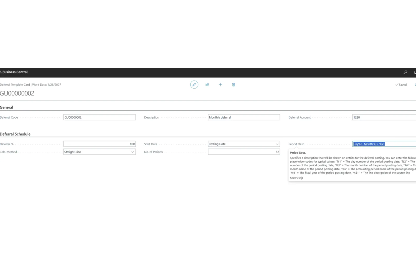 Dynamic Deferrals — screenshot from the Microsoft Marketplace listing