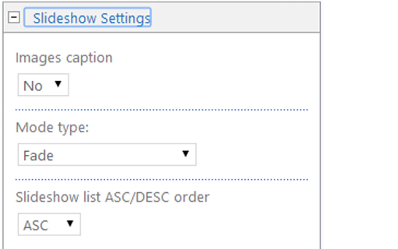 Dynamic slideshow — screenshot from the Microsoft Marketplace listing