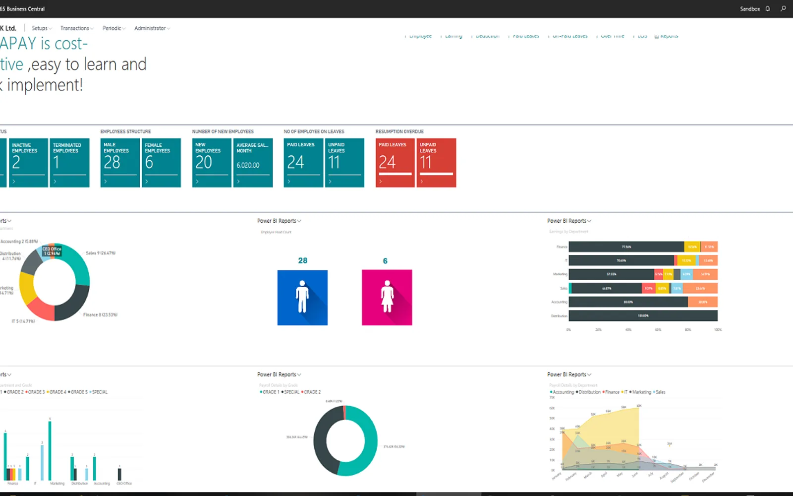DYNAPAY HR & Payroll — screenshot from the Microsoft Marketplace listing